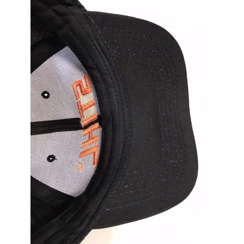 STIHL Orange Embroidery Black Oficially Licensed Snapback Hat